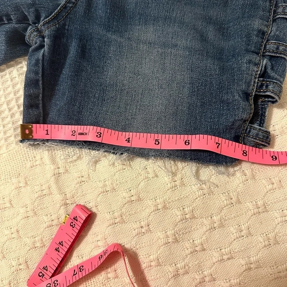 Encore Jeans Women's Cut-Off Denim Jorts Shorts Raw Hem No Size‎